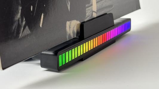Evolution of the Vinyl Stand: Introducing the Sound-Reactive RGB Visualizer