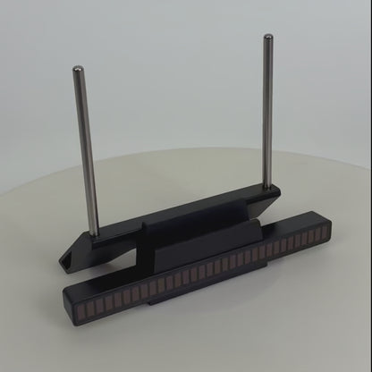 Sound Reactive Vinyl Record Stand | RGB Music Sync LED Display Holder