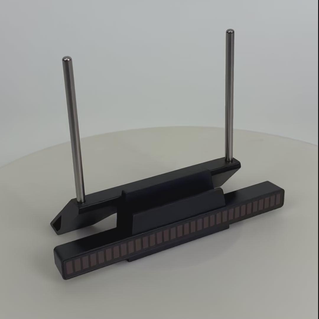 Sound Reactive Vinyl Record Stand | RGB Music Sync LED Display Holder