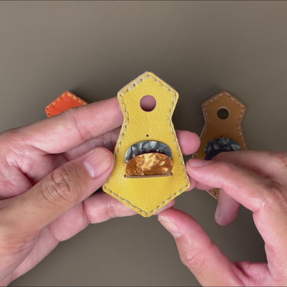 handmade guitar picker holder all color unboxing video