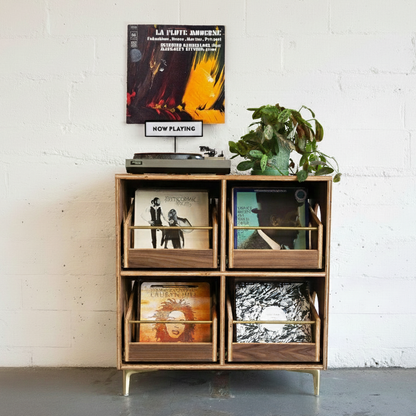 wall mount record holder stand